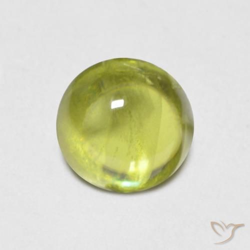 0.85ct طبيعي أخضر الغابة دافئ سيفين, دائري, شفاف
