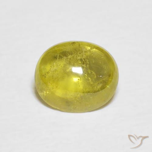 1.04ct طبيعي أصفر النحلة سيفين, بيضوي, شفاف