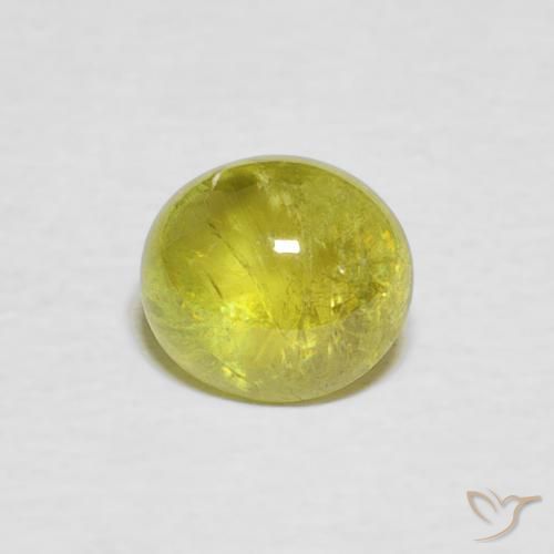 1.18ct طبيعي أصفر متوسط سيفين, بيضوي, شفاف