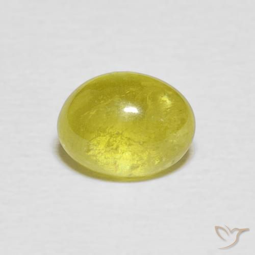 1.76ct طبيعي Pineapple yellow سيفين, بيضوي, شفاف