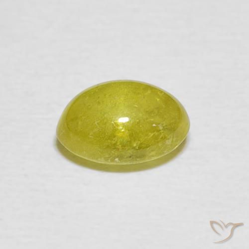 سيفين Pineapple yellow طبيعي، بيضوي، 1.76 قيراط، شفاف