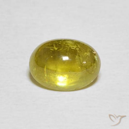 2.12ct طبيعي أصفر متوسط سيفين, بيضوي, شفاف