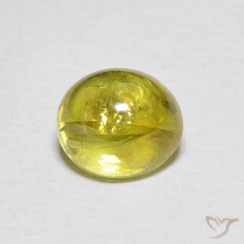 2.25ct طبيعي Pineapple yellow سيفين, بيضوي, شفاف