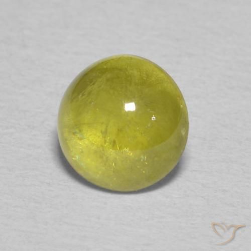 سيفين Pineapple yellow طبيعي، بيضوي، 1.41 قيراط، شفاف