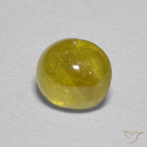 سيفين Pineapple yellow طبيعي، بيضوي، 1.34 قيراط، شفاف