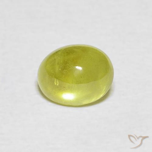 1.21ct طبيعي أخضر ترابى دافئ سيفين, بيضوي, شفاف