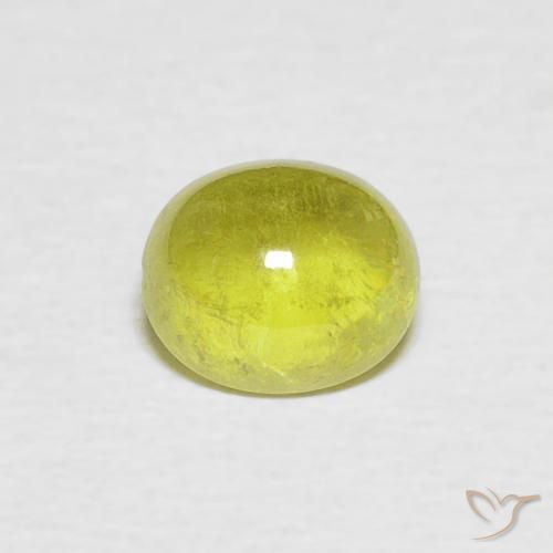 1.08ct طبيعي أخضر متوسط سيفين, بيضوي, شفاف