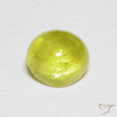 1.73ct طبيعي أصفر ليمونى فاتح سيفين, بيضوي, شفاف