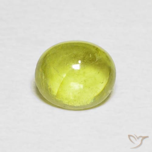 1.44ct طبيعي أصفر فاتح سيفين, بيضوي, شفاف
