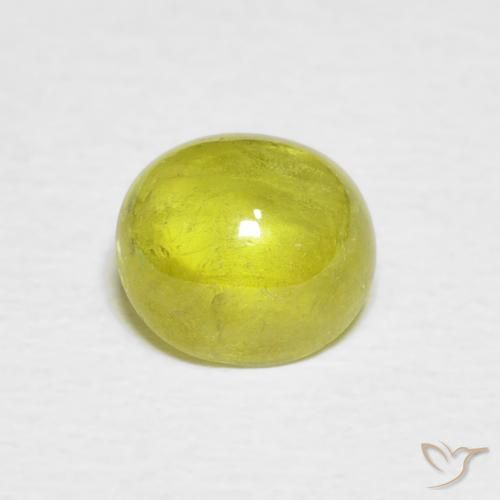 2.06ct طبيعي أصفر مخضر سيفين, بيضوي, شفاف