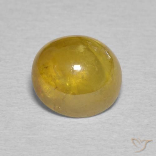 2.06ct طبيعي ذهبى بنى سيفين, بيضوي, شفاف