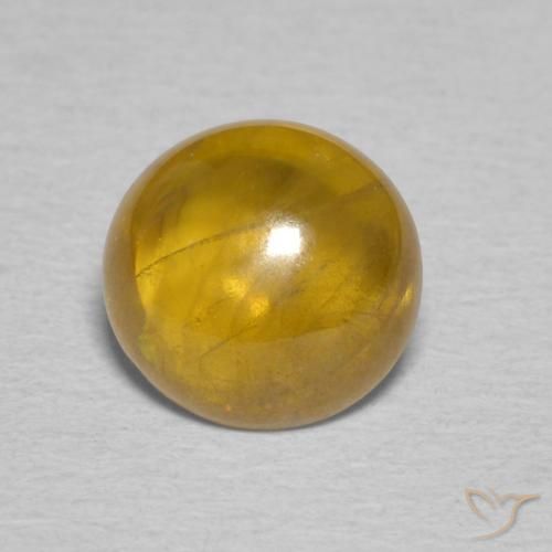 2.08ct طبيعي ذهب سيفين, بيضوي, شفاف