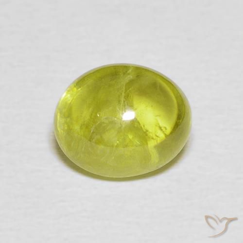 2.42ct طبيعي أخضر متوسط سيفين, بيضوي, شفاف