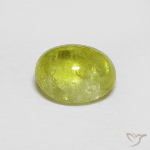 1.59ct طبيعي أخضر ترابى دافئ سيفين, بيضوي, شفاف