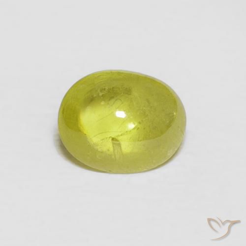 1.19ct طبيعي أصفر متوسط سيفين, بيضوي, شفاف