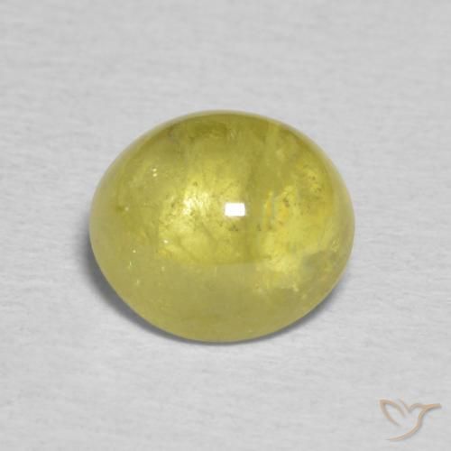 1.62ct طبيعي بنى أخضر ذهبى سيفين, بيضوي, شفاف
