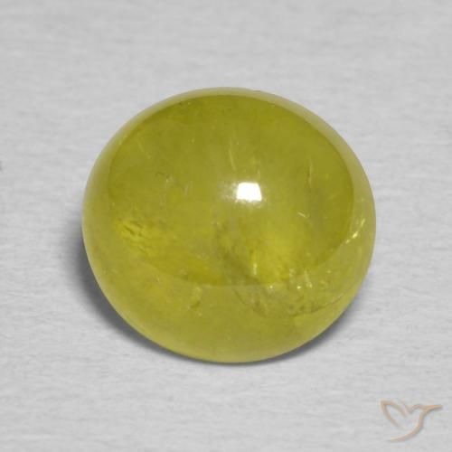 2.17ct طبيعي أخضر الغابة دافئ سيفين, بيضوي, نصف شفاف