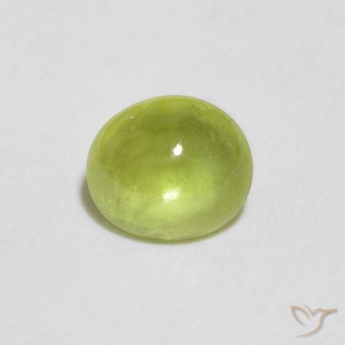 1.02ct طبيعي اخضر زاهى سيفين, بيضوي, شفاف