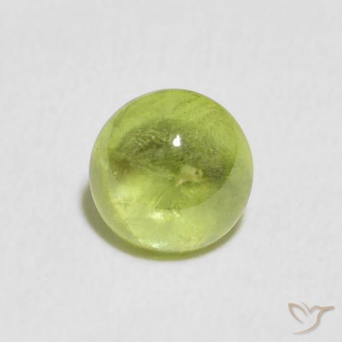 1.04ct طبيعي أخضر متوسط سيفين, بيضوي, شفاف