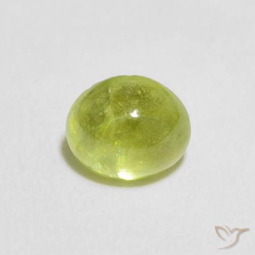 1.16ct طبيعي أخضر متوسط سيفين, بيضوي, شفاف