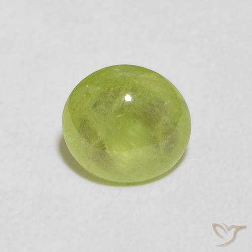1.26ct طبيعي اخضر زاهى سيفين, بيضوي, شفاف