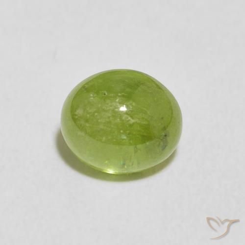 1.75ct طبيعي أخضر متوسط سيفين, بيضوي, شفاف