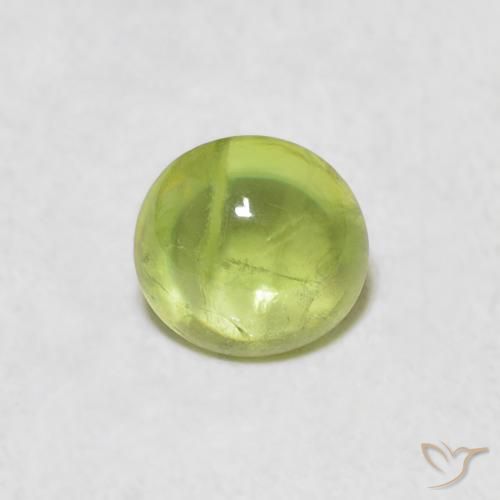 1.17ct طبيعي أخضر مصفر حيوى سيفين, بيضوي, شفاف
