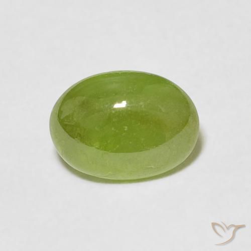 1.20ct طبيعي أخضر متوسط سيفين, بيضوي, شفاف