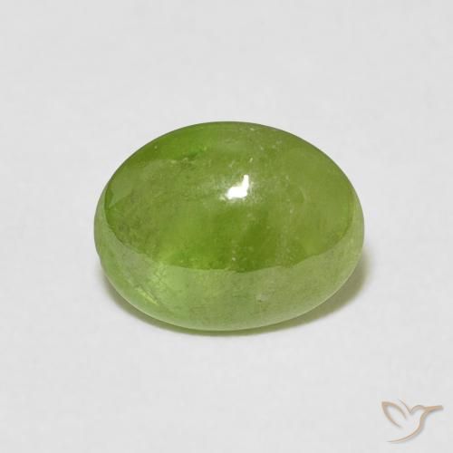 1.16ct طبيعي أخضر متوسط سيفين, بيضوي, شفاف