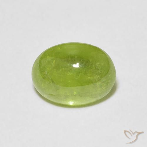 1.41ct طبيعي أخضر متوسط سيفين, بيضوي, شفاف