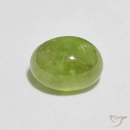 1.77ct طبيعي أخضر متوسط سيفين, بيضوي, شفاف