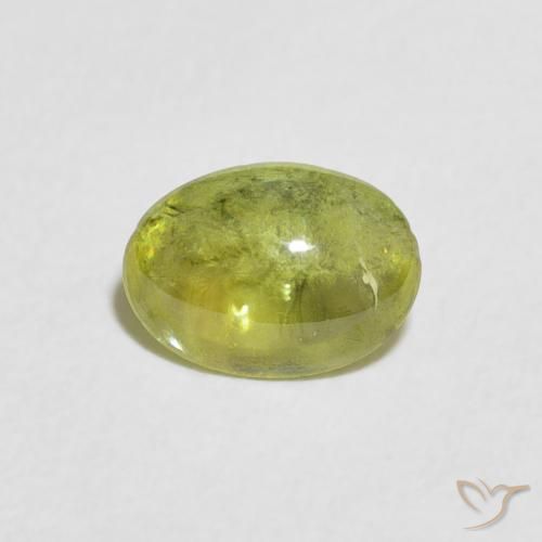 1.10ct طبيعي أخضر الغابة دافئ سيفين, بيضوي, شفاف