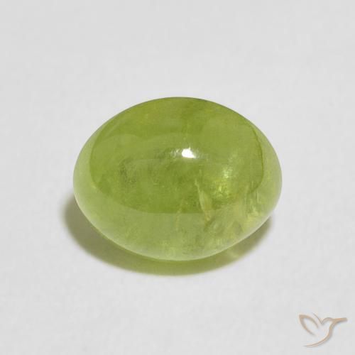 2.03ct طبيعي أخضر متوسط سيفين, بيضوي, شفاف