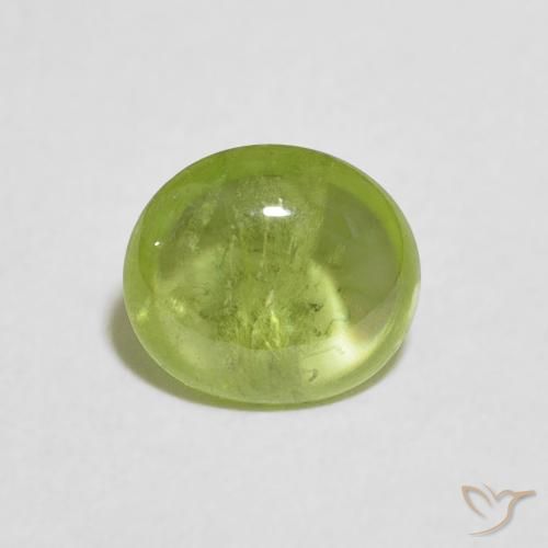 1.04ct طبيعي أخضر متوسط سيفين, بيضوي, شفاف
