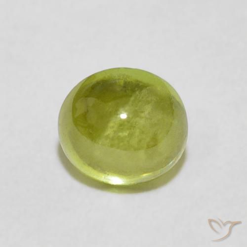 1.39ct طبيعي أخضر ترابى دافئ سيفين, بيضوي, شفاف