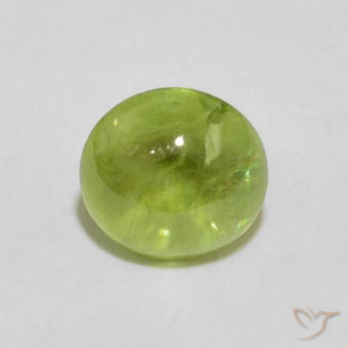 1.18ct طبيعي أخضر متوسط سيفين, بيضوي, شفاف