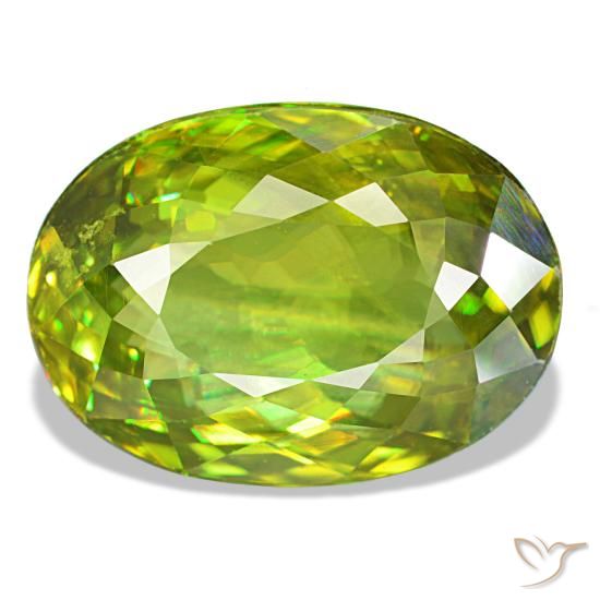 7.87ct طبيعي أخضر حي سفين, بيضاوي, قليلا جدا, Photo A