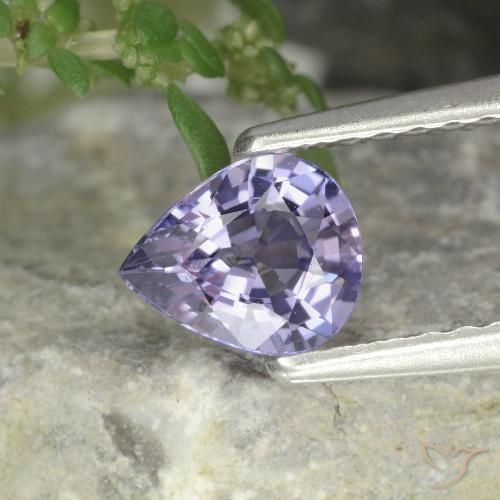 0.63ct طبيعي بنفسجي وردي الإسبنيل, شكل الكمثرى, VVS-VS