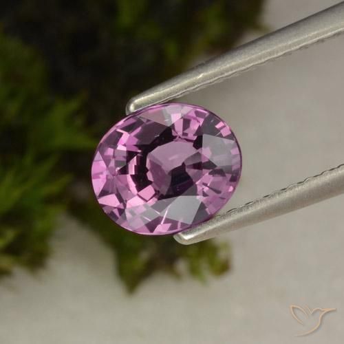 1.09ct طبيعي أرجوانى وردى الإسبنيل, بيضوي, VVS-VS