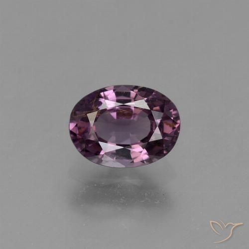 1.08ct طبيعي أرجوانى غامق الإسبنيل, بيضوي, VS-SI