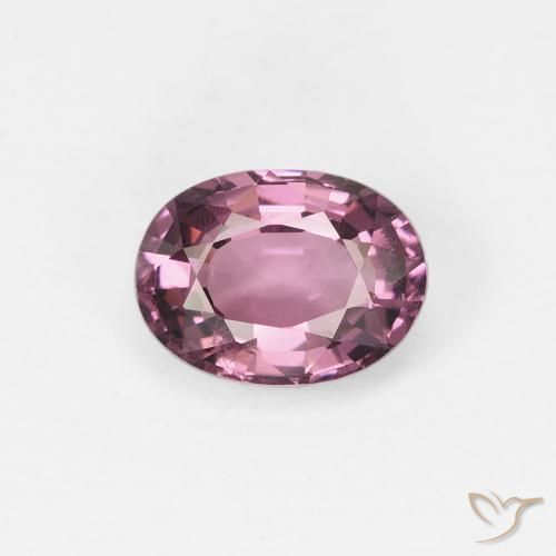 1.02ct طبيعي أرجواني محمر الإسبنيل, بيضوي, قليلا جدا