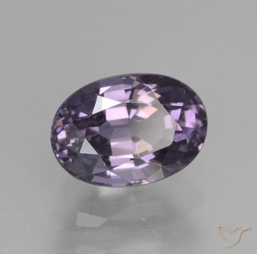 الإسبنيل Medium Grape Violet طبيعي، بيضوي، 1.16 قيراط، قليلا جدا
