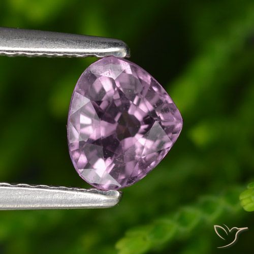 0.67ct طبيعي أرجوانى فاتح-متوسط الإسبنيل, شكل الكمثرى, VS-SI