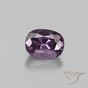 1.43ct طبيعي أرجوانى متوسط الإسبنيل, بيضوي, VS-SI