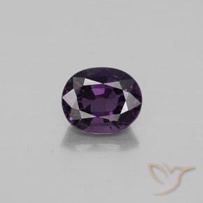 1.10ct طبيعي أرجوانى غامق الإسبنيل, بيضوي, VVS-VS