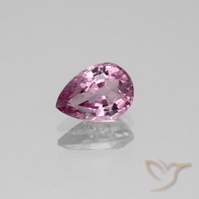 1.06ct طبيعي أرجوانى فاتح الإسبنيل, شكل الكمثرى, VVS-VS