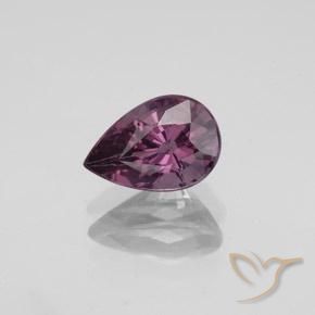1.36ct طبيعي أرجواني غامق الإسبنيل, شكل الكمثرى, قليلا جدا