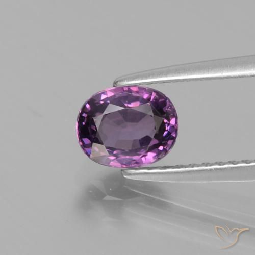 1.16ct طبيعي عنبى وردى الإسبنيل, بيضوي, قليلا جدا