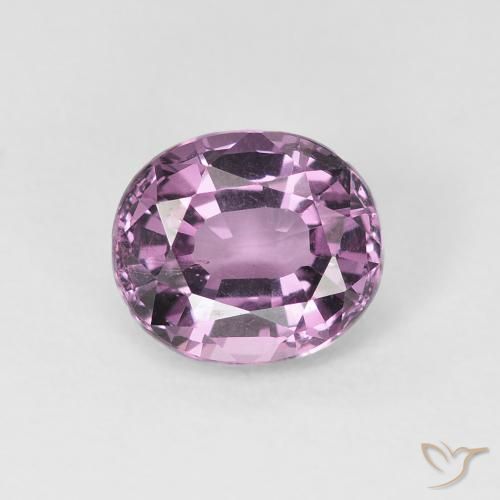 1.36ct طبيعي أرجوانى فاتح الإسبنيل, بيضوي, قليلا جدا