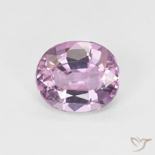 1.04ct طبيعي أرجوانى فاتح الإسبنيل, بيضوي, VVS-VS